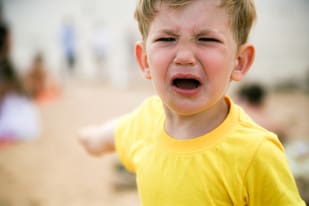 Whining boy